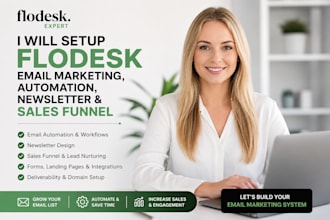 setup flodesk email marketing automation newsletter sales funnel email template