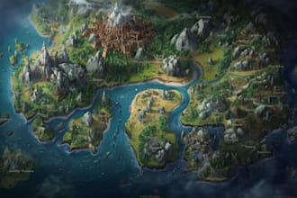 create fantasy, retro and vintage maps for board games