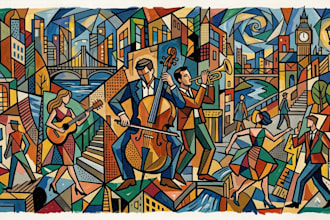 create unique cubist or abstract illustrations