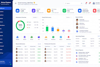 build a school management system