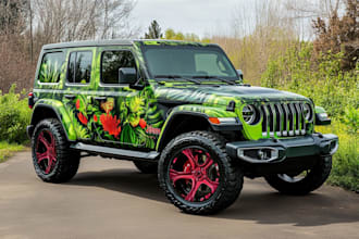 car wrap vehicle wrap truck wrap racing car wrap