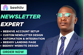 setup beehiiv newsletter template, beehiiv landing page beehiiv account manager