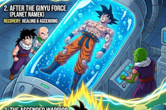 create custom anime inspired and comic style wallpapers in HD and 4k