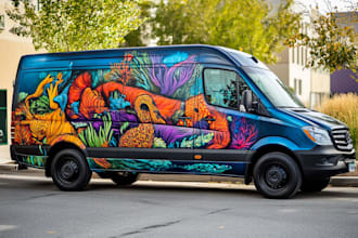 create custom car wrap design for your business