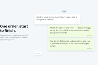 build a telegram mini app for your business