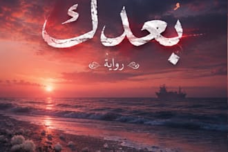 create a stunning romantic book cover for you