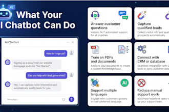 build an ai chatbot for your website or business