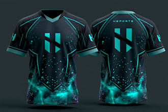 design full print sublimation soccer jersey t shirt