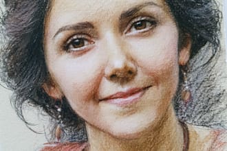 create a professional digital character portrait