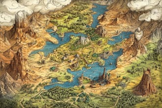 make a fantasy map for your dnd game
