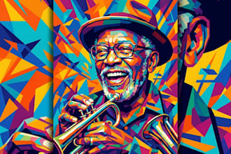 make a beautiful wpap pop art portrait