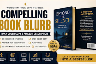 write a compelling book blurb and back cover copy
