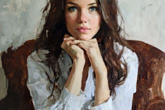 paint renaissance art oil painting portrait