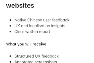 review your app from a chinese user perspective