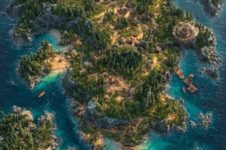 create a map for your book, tabletop game, dnd, warhammer