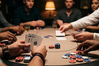 draw playing cards, poker cards or cards games and boards