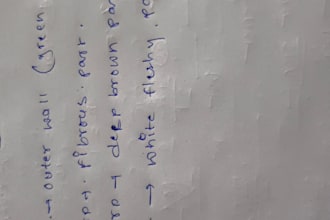 provide smooth,neat and clean handwriting