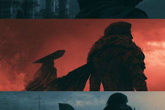 design professional book cover, fantasy thriller design