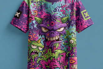 design print ready t shirt hoodie and merch graphics