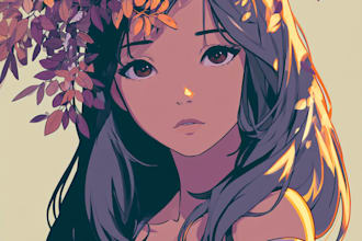 draw cute and beautiful anime art