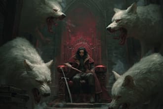 draw gothic fantasy horror art
