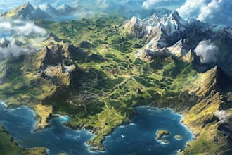 create maps for your fantasy game, book and projects