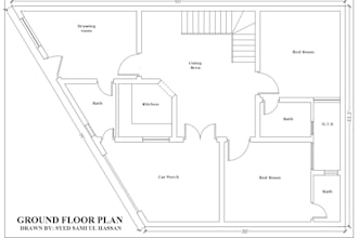 convert PDF, hand sketch, image to autocad dwg drawing