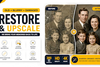 restore and upscale photos