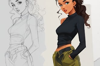 draw your rpg hero in detailed fantasy style