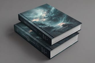 design unique fantasy book cover, kindle ebook cover