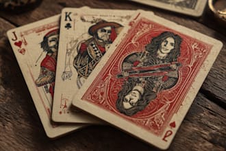 do card game design, playing card, trading card board game, card box, card game