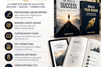 write and design a professional ebook