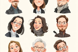 draw a caricature, cartoon caricatures