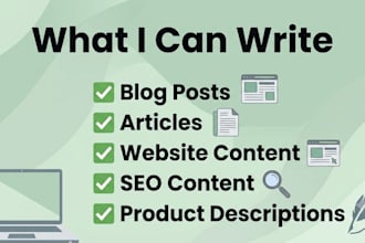write engaging blog posts and articles