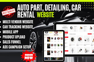 do auto part dealer, car rental, logistic automotive website