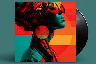 design your custom album cover art or music artwork