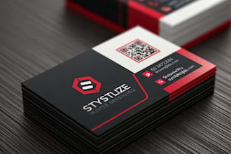 create a professional custom business card design