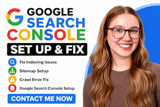 set up google search console fix indexing sitemap and crawl error issues