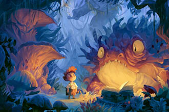 children story book illustration children story children