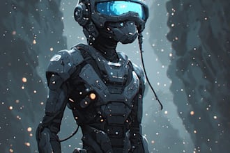 create star wars and sci fi illustration