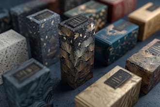 design product packaging, box design and pouch design