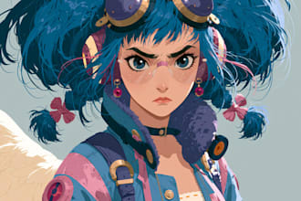 draw your characters and fanart in semi realistic art