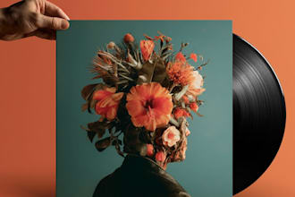 design your custom album cover art or music artwork