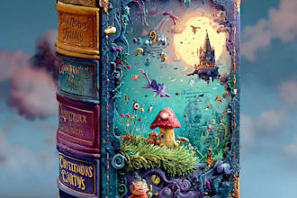 design fiction and fantasy book and ebook cover design