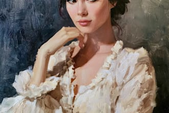 paint renaissance art oil painting portrait