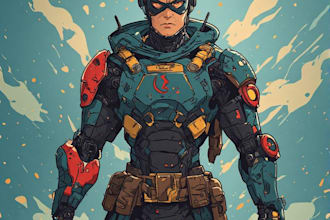 create ai comic book, illustrations any style