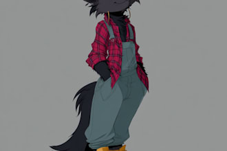 draw furry art illustration for you