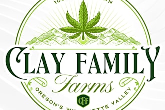 design a colorful cannabis cultivation, cbd, hemp, and dispensary logo