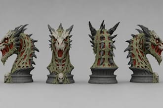 sculpt your 3d character miniature or bust for 3d printing