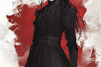 do horror character art and horror character